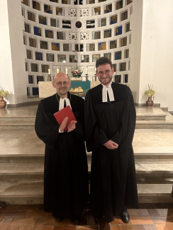 Dekan Hacker und Pfr. Wilhelm-Meister